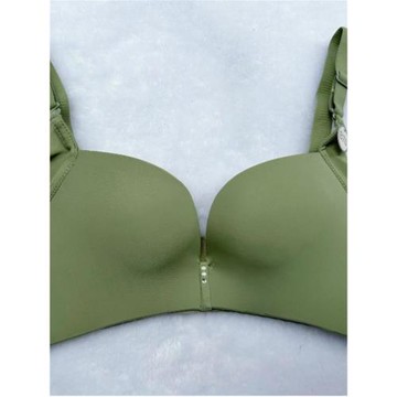 內衣女無鋼圈聚攏調整型收副乳防下垂中厚款舒適透氣小胸聚攏文胸