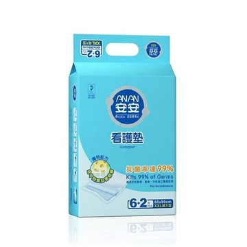 安安 看護墊XXL(60x90cm)6+2片*12包/箱
