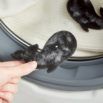 鯨魚造型洗衣機衣物清潔黏毛片(3片/包)-3包入 單一規格