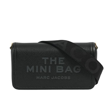 [平輸]MARC  JACOBS 粒面皮革迷你斜背包WOC/手拿包(黑色)