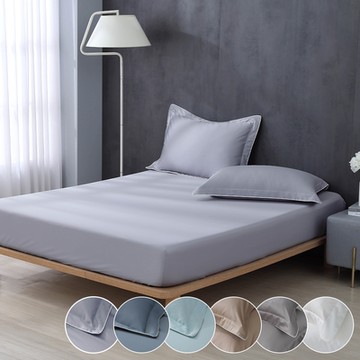 鴻宇 SUPIMA500織 匹馬棉 經典素色 多款任選 單人床包枕套二件組