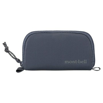 ├登山樂┤日本 mont-bell Mini Zippered Wallet迷你錢包-灰 # 1133373GY