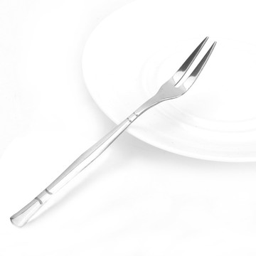 魚形不銹鋼水果叉果簽西餐叉點心叉小叉子甜點叉創意實用小工具