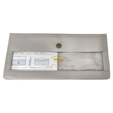 HIGHTIDE nahe 開窗收納筆袋 DF089-IV  牙白  1個