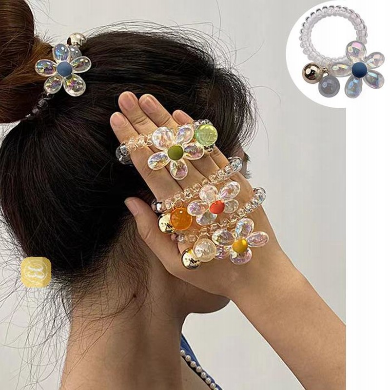 キラキラ輝くスプリングゴム ヘアゴム ヘアゴム おしゃれ ヘアバンド 大きなお花 可愛いヘアアクセサリー 子供 可愛い リングゴム 髪飾り 髪留め 発表会 通販 Lineポイント最大0 5 Get Lineショッピング
