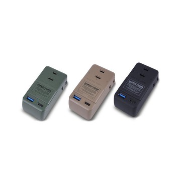 ADAMOUTDOOR 3座擴充QC/PD壁插