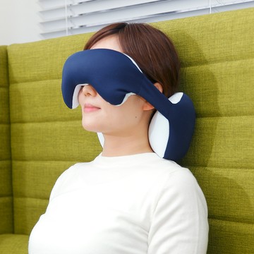 王樣 舒眼枕  25 x 13cm  海軍藍  1個