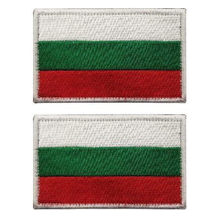 PCS AliPlus Bulgaria Flag Patches Embroidered Tactical Military Morale Patch Applique Fastener Hook and Loop