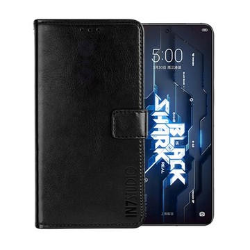 IN7 瘋馬紋 黑鯊 5 Pro (6.67吋) 錢包式 磁扣側掀PU皮套 吊飾孔 手機皮套保護殼