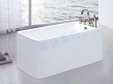 【麗室衛浴】BATHTUB WORLD 造型壓克力獨立缸 LS-1090C 150*78*58cm