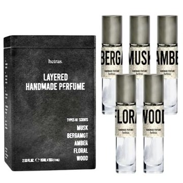 韓國hetras 首席調香師鐵盒手工香水15ml*5支(國際航空版)-W