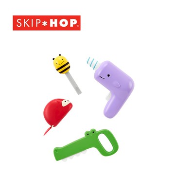 SKIP HOP 美國 ZOO 小動物建築工具套組玩具 感覺統合玩具 家家酒玩具【YODEE優迪】