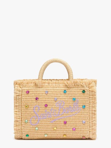 Vanity Mini Straw handbag with Rhinestones motif - MC2 SAINT BARTH - gender_Woman