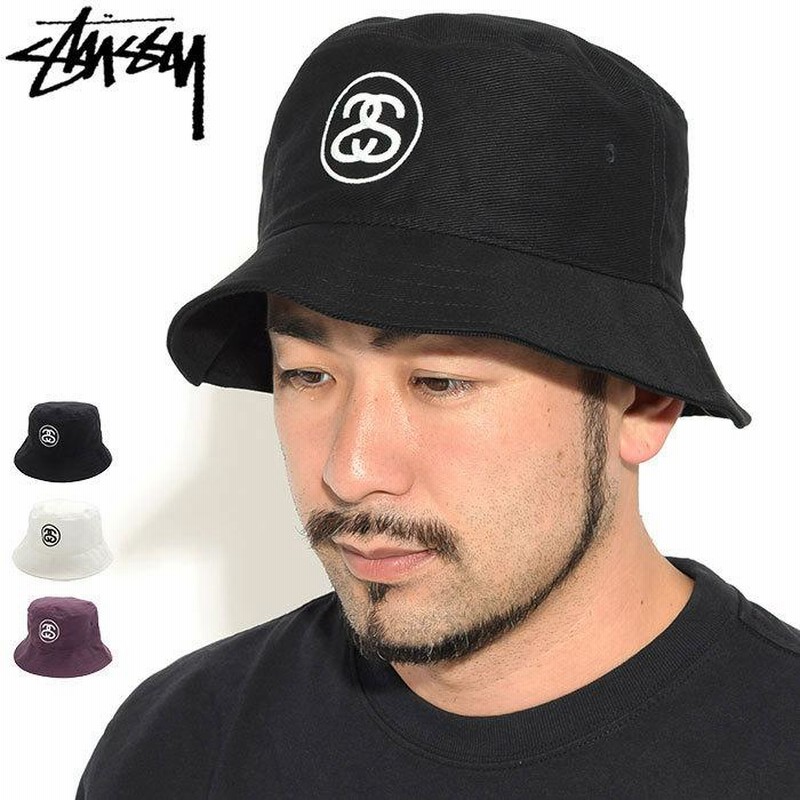 STUSSY SS LINK BUCKET HAT バケットハット バケハ ロゴ