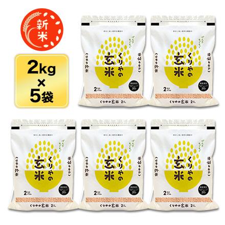 新米 令和5年産(2023年)  栃木県産 なすひかり 精選玄米（10kg｜2kg×5袋）