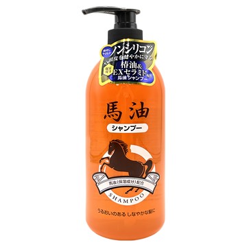 KUMANO 熊野油脂 馬油洗髮精 800ml 無矽靈 保濕柔順 家庭號  1瓶