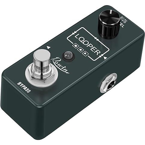 Rowin Looper ルーパー エフェクター ペダル トゥルーバイパス 無制限 オーバーダブ10分録音 LEF-332