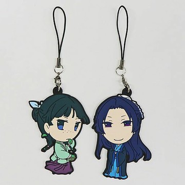 SHINOTOKO插圖橡膠掛件個SET)"輕小說藥店的每個人第9卷SHINOTOKO先生新插圖貓貓壬氏橡膠掛件之友INFOS網店收費特典