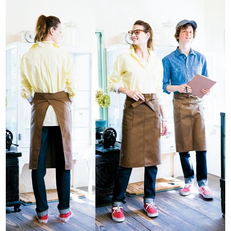エプロン おしゃれ ミディアム丈 ラングラー Az Wrangler 腰巻き アイトス 制服 カフェ レストラン ユニフォーム 作業服 作業着 男女兼用 通販 Lineポイント最大0 5 Get Lineショッピング