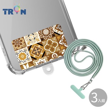 TRON iPhone 14ProMax 黃色款防摔 手機 掛繩 手機殼