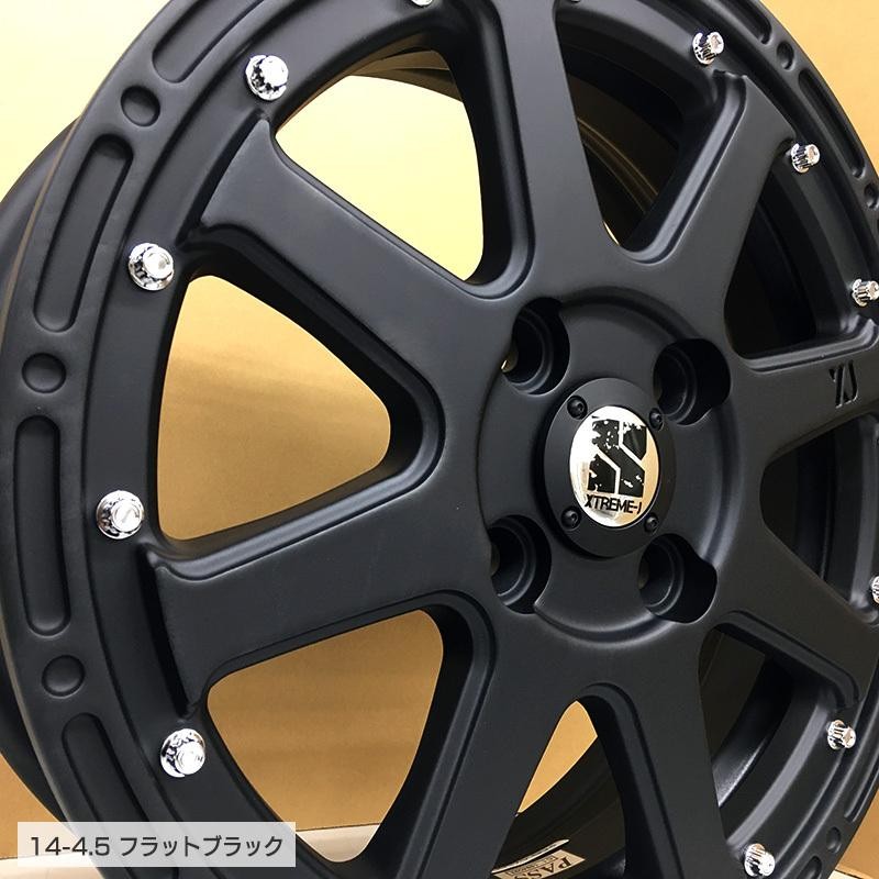 4本セット MLJ DAYTONA SS 14x5.0J 4/100 +42 WH YOKOHAMA GEOLANDAR X-AT G016A 155/65R14 ブラックレター 軽自動車