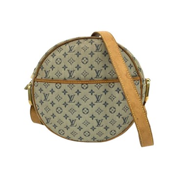 louis vuitton棕色帆布老花圓餅包