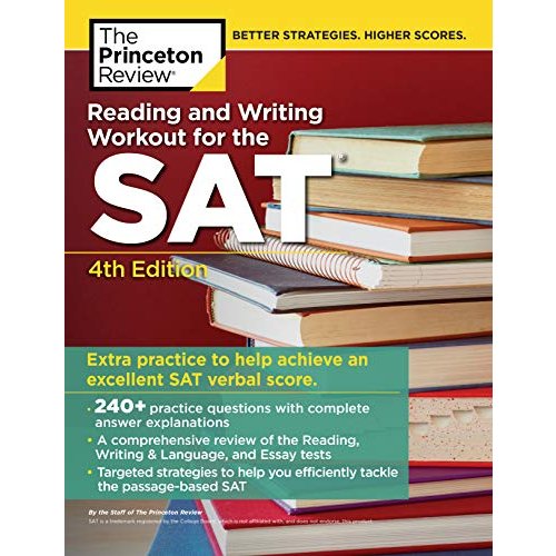 READING WRITING WORKOUT SAT 4E (COLLEGE TEST PREP)