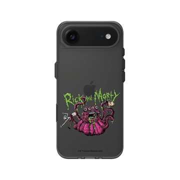 iPhone Air Clear (相機按鈕) 酷墨灰 - 瑞克和莫蒂 Rick and Morty - 外星人襲擊