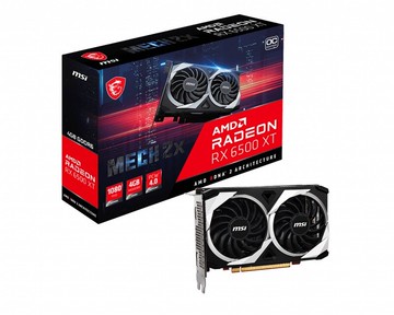 【享最高折300】MSI 微星 Radeon RX 6500 XT MECH 2X 4G OC 顯示卡