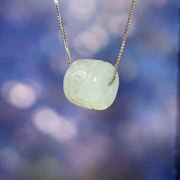 【萬事亨通】雕花翡翠路路通| 天然緬甸玉翡翠A貨 | 送禮