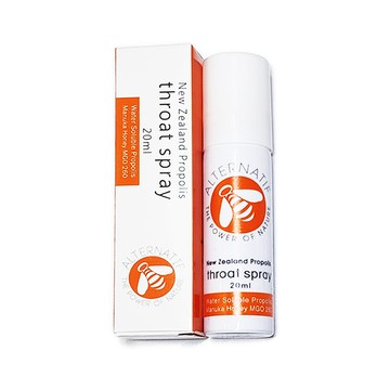 ALTERNATIF - 麥蘆卡蜂蜜MGO260 (UMF10) 蜂膠噴劑-一般款(橘色)-20ml