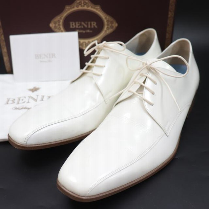 e12528 即決 本物 BENIR ベニル ベニール レザー ドレスシューズ 