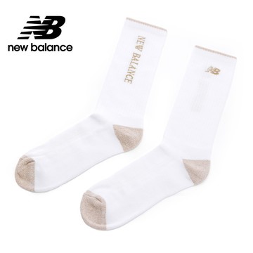[NewBalance]中長襪_中性_白棕色_LAS50051WYL