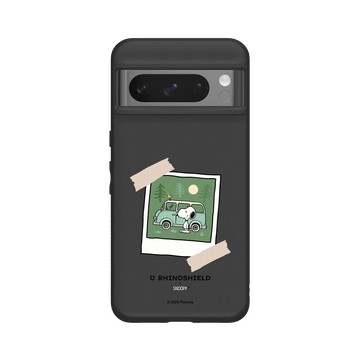 Pixel 8 Pro SolidSuit 黑 - 史努比 Snoopy - 拍立得-夏日野營趣