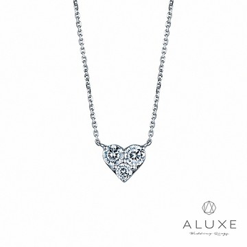 A Diamond 亞立詩鑽石 The Heart 總重39分心形愛心美鑽項鍊