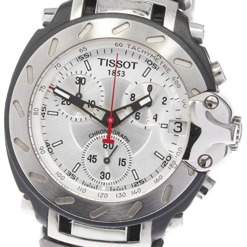 ☆保証書付き【TISSOT】ティソ T-レース クロノグラフ T472 クォーツ