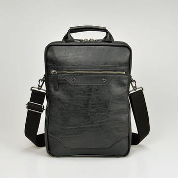 UNOFUKU BX曉 側背包(直) 黑色 日本高級沙發皮革