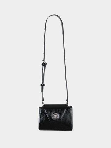 Square Compact Durable Travel Mini Bag [Black]