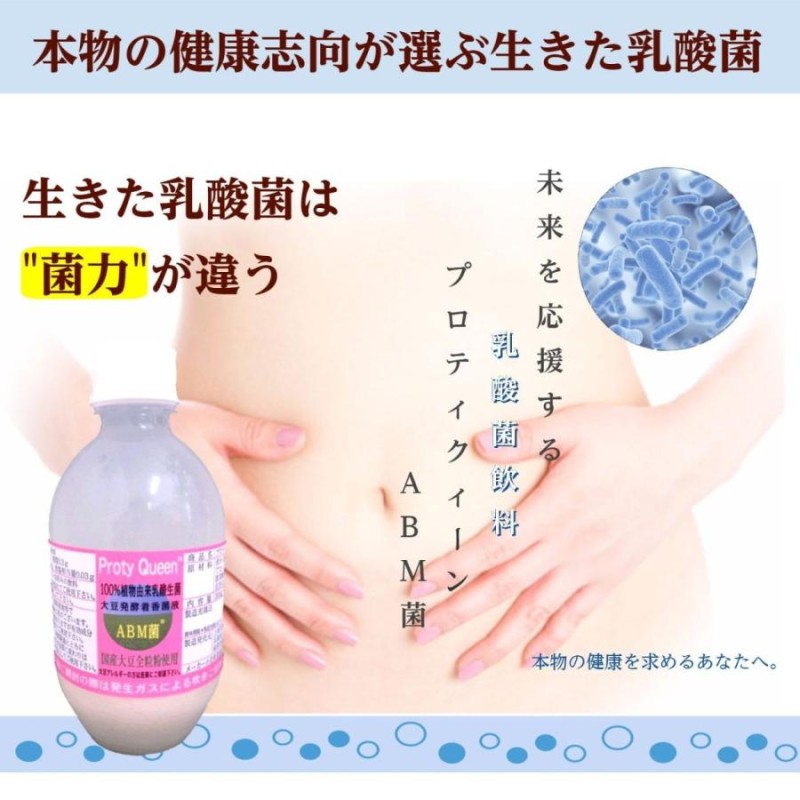 スーパー乳酸菌 ABMプロティクイーン300g 植物由来乳酸菌 生菌原液100