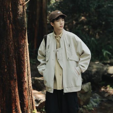 棒球服男款春秋新款美式飛行員夾克青少年大學生春季外套男生上衣