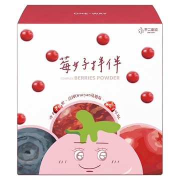 ONE-WAY 不二創立 莓好拌伴  20條  3g  1盒