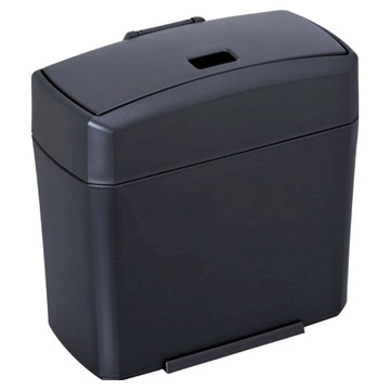 SEIWA 防傾斜垃圾桶 W654  黑色  1個