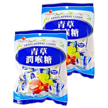 Chiao-E 巧益 青草風味潤喉糖  130g  2袋