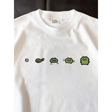 蝌蚪趣味印花男短袖 潮牌印花男生 T恤 夏季新款寬鬆休閒短袖