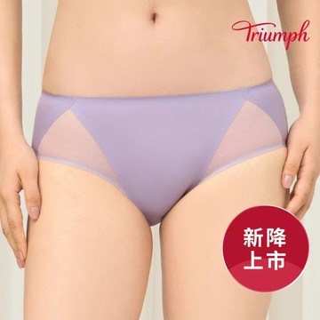 黛安芬-完美曲線系列 中腰平口褲 M-EL 馬鞭紫｜87-2337 S1