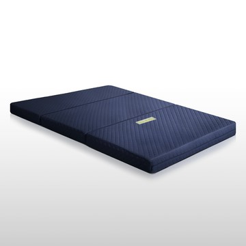 【C'est Chic】二代目日式三折獨立筒彈簧床墊-幅120cm-藍
