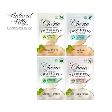 Cherie 法麗【48入=2箱】40g 乳酸菌主食貓餐包系列 (購買二件贈送寵喵樂-貓草玩具x1個隨機出貨)