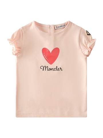moncler t-shirt with "heart" logo