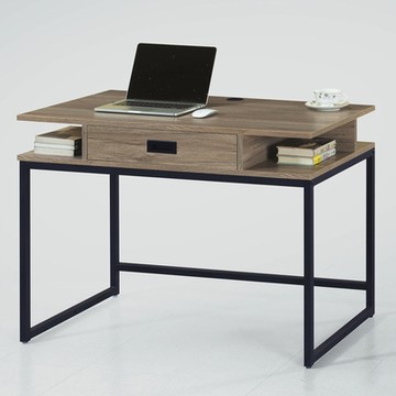 AS DESIGN雅司家具-米克灰橡木書桌-106x60x75cm