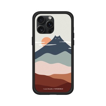 iPhone 15 Pro Max Mod NX 黑 - ilovedoodle (Lim Heng Swee) - Cat Landscape - Mountain 貓咪山